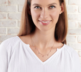 Diamonique x Kathy Levine Gold Clad Sparkler Drop Sterling Silver Necklace 18"